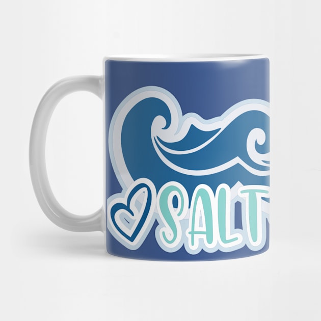 Salty Girl Logo Heart by FamilyCurios